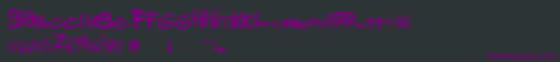 Gorillaz2 Font – Purple Fonts on Black Background