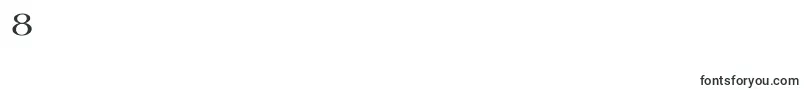 Lastunif-Schriftart – Schriften für die Ziffer 8