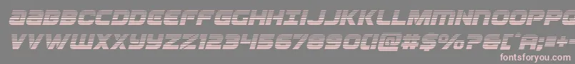 Ozdagradital Font – Pink Fonts on Gray Background