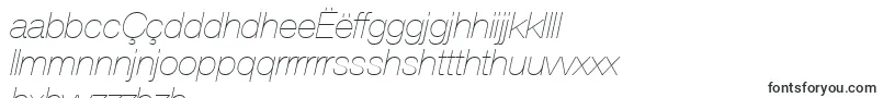 Czcionka ContextRepriseLightSsiExtraLightItalic – czcionki n'yanja