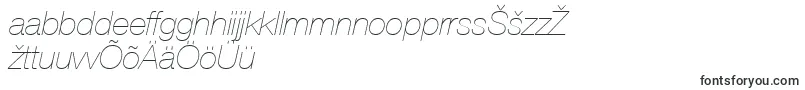 fuente ContextRepriseLightSsiExtraLightItalic – fuentes estonias