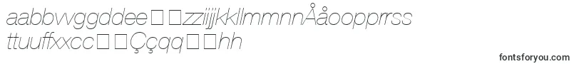 Шрифт ContextRepriseLightSsiExtraLightItalic – узбекские шрифты