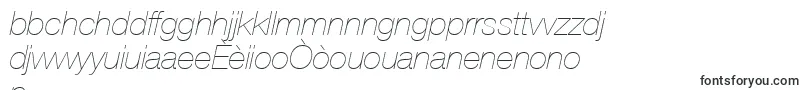 Czcionka ContextRepriseLightSsiExtraLightItalic – kreolskie czcionki