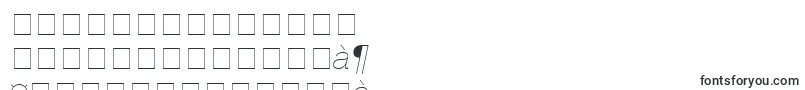 フォントContextRepriseLightSsiExtraLightItalic – シンハラ文字
