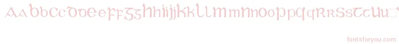 CelticGaeligeRegular Font – Pink Fonts on White Background