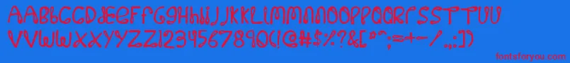 Więcej informacji o czcionce 32768 Czcionka 32768 – czerwone czcionki na niebieskim tle
