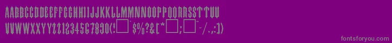 fuente IngramRegular – Fuentes Grises Sobre Fondo Morado