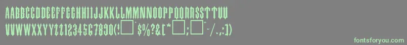 Weitere Informationen zur IngramRegular-Schriftart IngramRegular-Schriftart – Grüne Schriften auf grauem Hintergrund