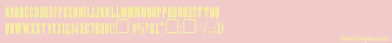 En savoir plus sur la police IngramRegular Police IngramRegular – polices jaunes sur fond rose