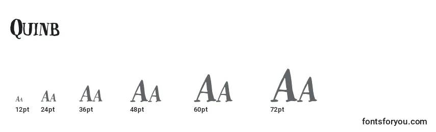 Quinb Font Sizes