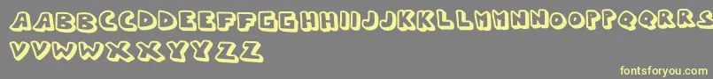 Шрифт Whypo – жёлтые шрифты на сером фоне
