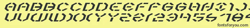 Y3kei Font – Black Fonts on Yellow Background