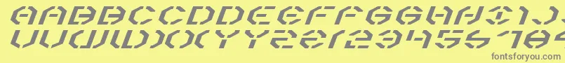 Y3kei Font – Gray Fonts on Yellow Background