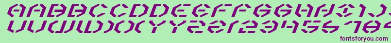 Y3kei Font – Purple Fonts on Green Background