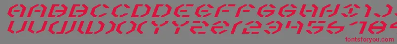 Y3kei Font – Red Fonts on Gray Background