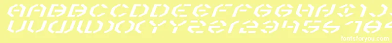 Y3kei Font – White Fonts on Yellow Background