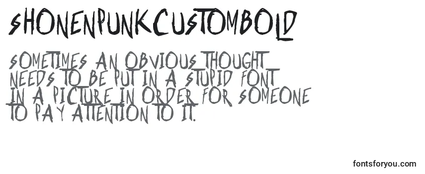 Обзор шрифта ShonenpunkCustomBold