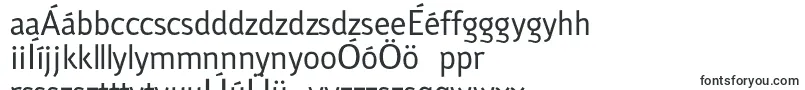 Eutelia-fontti – unkarilaiset fontit