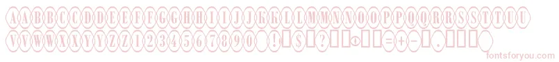 ARombyrndotlovl Font – Pink Fonts on White Background