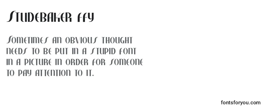 Studebaker ffy-fontti