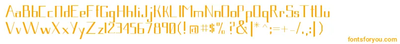 フォントGavetica – オレンジのフォント