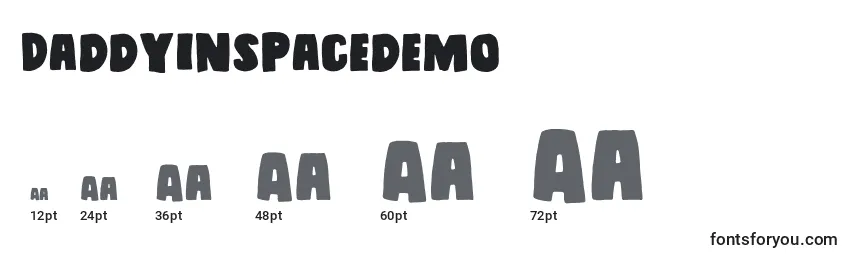 Daddyinspacedemo Font Sizes