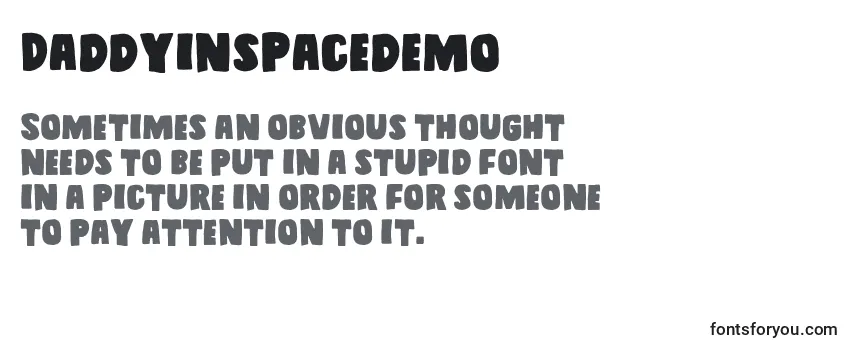 Daddyinspacedemo Font