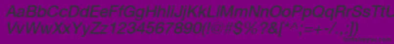 Heavenetica5pSbldoblsh Font – Black Fonts on Purple Background