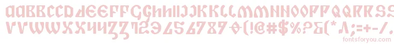 Piperb Font – Pink Fonts on White Background