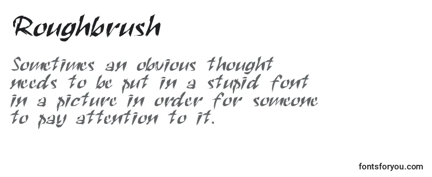 Шрифт Roughbrush