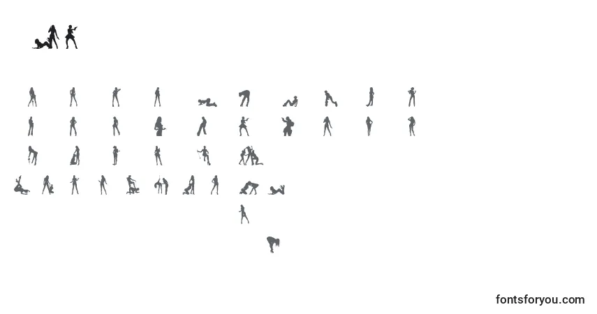 Czcionka N0rp – alfabet, cyfry, specjalne znaki