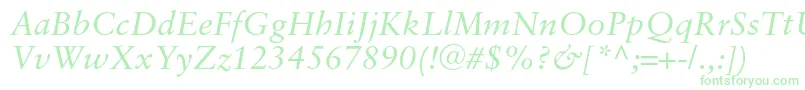SaboncItalic Font – Green Fonts