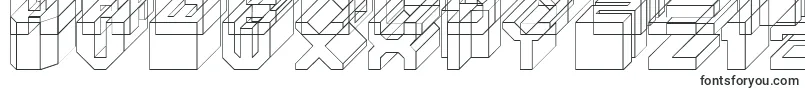 Cube-Schriftart – Grafische Schriften