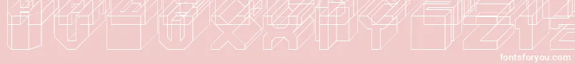 フォントCube – ピンクの背景に白い文字