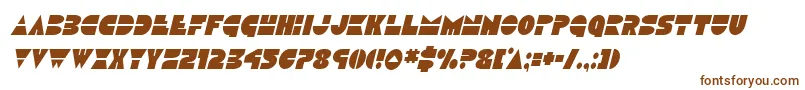Шрифт Discoduckcondital – коричневые шрифты на белом фоне