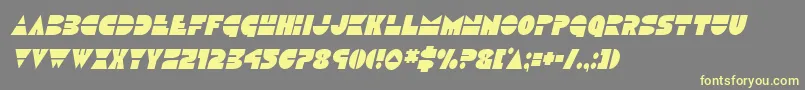 Discoduckcondital Font – Yellow Fonts on Gray Background