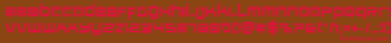 Stareagleacad Font – Red Fonts on Brown Background