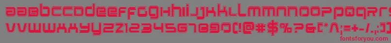 Stareagleacad Font – Red Fonts on Gray Background