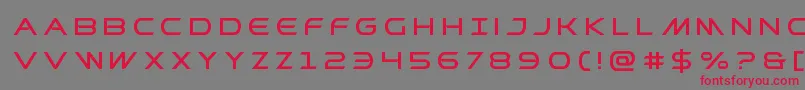 Prometheantitle Font – Red Fonts on Gray Background