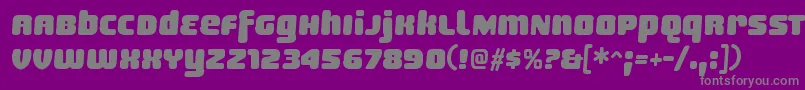 SheaffRegular Font – Gray Fonts on Purple Background