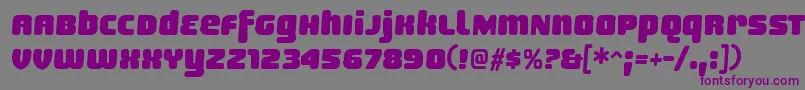 SheaffRegular Font – Purple Fonts on Gray Background