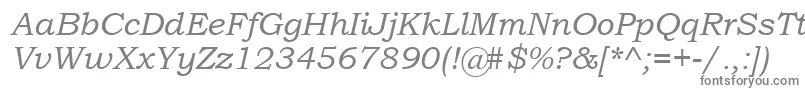フォントBookmanOldStyleРљСѓСЂСЃРёРІ – 白い背景に灰色の文字