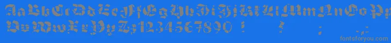 Подробнее о шрифте GrobehandF Шрифт GrobehandF – серые шрифты на синем фоне