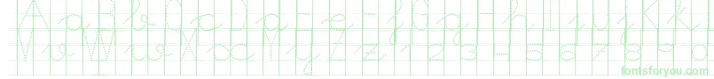 Morasoft8-Schriftart – Grüne Schriften