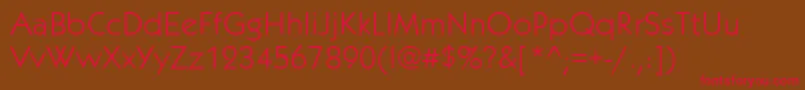 KaboblightRegular Font – Red Fonts on Brown Background