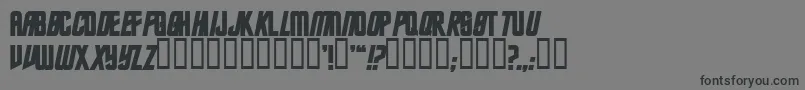 TrekkiesanssskBold Font – Black Fonts on Gray Background