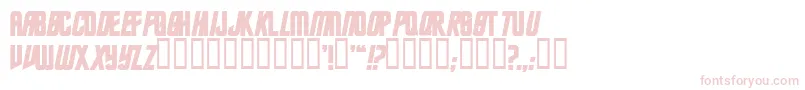 TrekkiesanssskBold Font – Pink Fonts on White Background