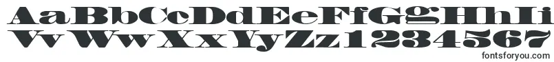 Шрифт FacadesskBlack – рельефные шрифты
