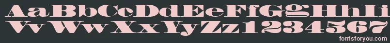 FacadesskBlack Font – Pink Fonts on Black Background
