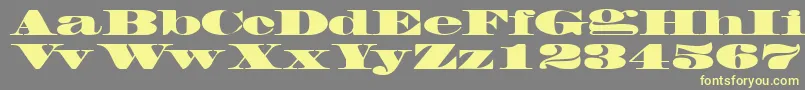 FacadesskBlack Font – Yellow Fonts on Gray Background